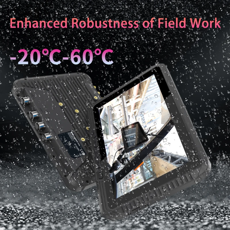 KTB 80VT 8 Inch Ip65 Rugged Car Tablet Pc GPS/GLONASS/Beidou Optional RTK High Precision Positioning System Vehicle PC Tablet