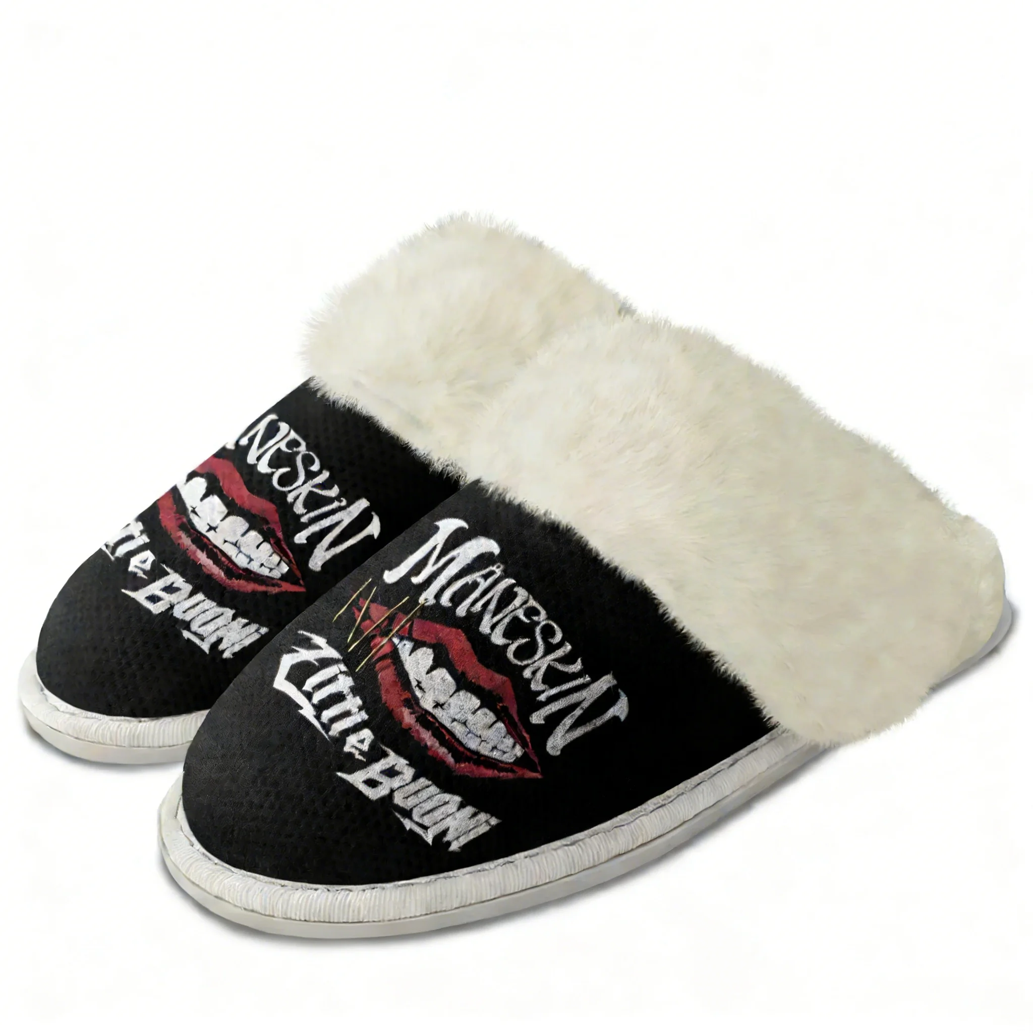 

Теплые домашние тапочки Rock Band Maneskin: хлопковые, легкие, на заказ, для мужчин и женщин, в стиле хип-хоп