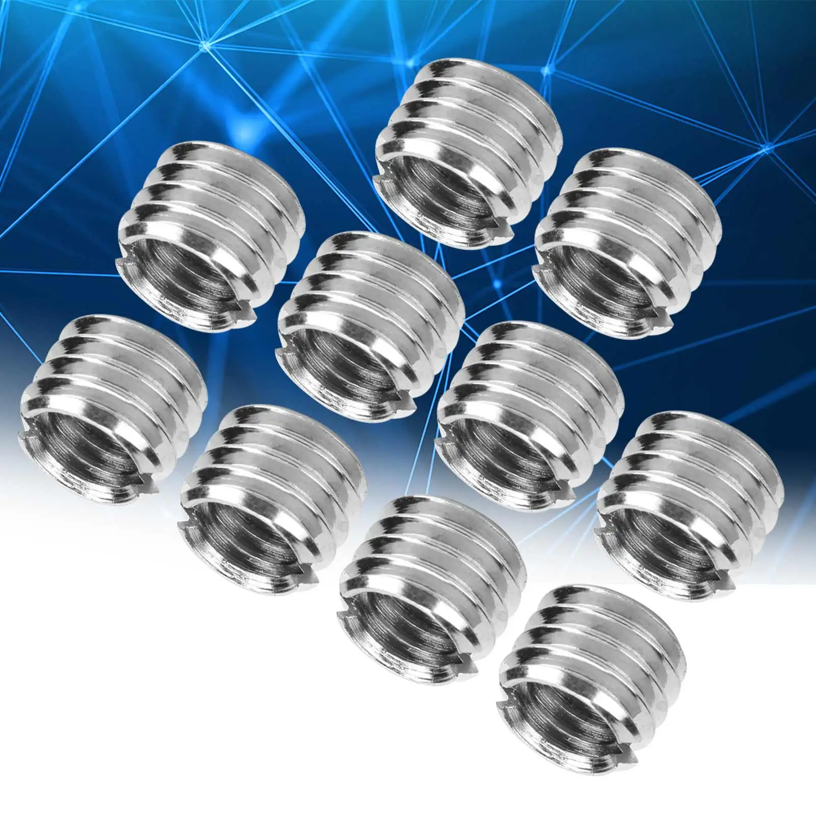 Stainless Steel Thread Relief Washer Male Female Threaded Insert Mechanical Damaged Thread Repair Fastener Hardware Accessory