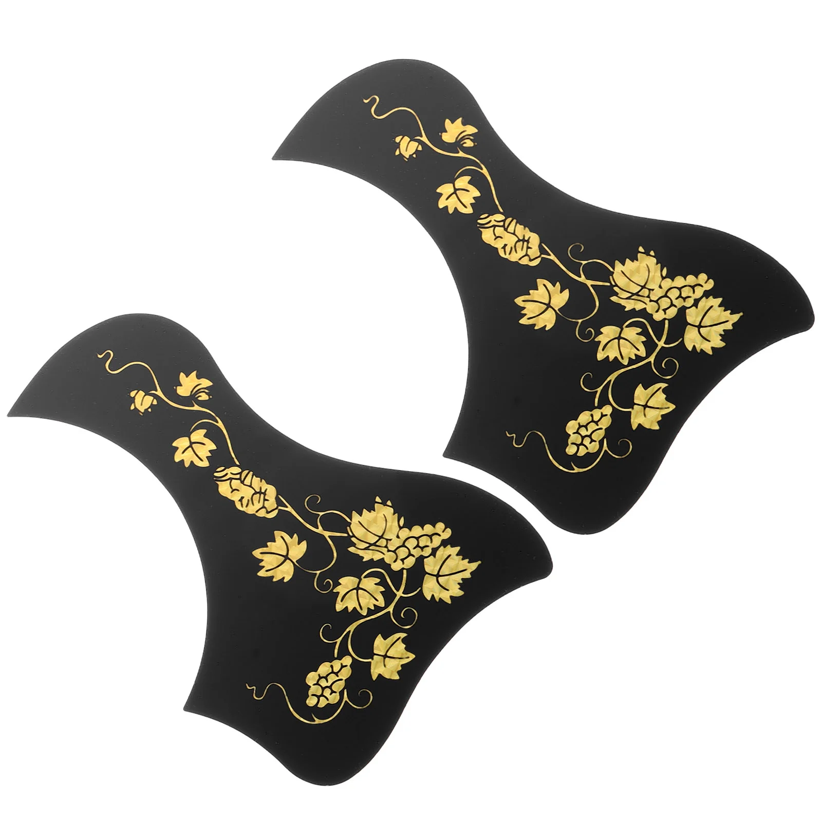 

2 Pcs Guitar Pickguard Stickers Scratch Plate Acoustic Parts Supplies Blank Accessories for Protective Electric