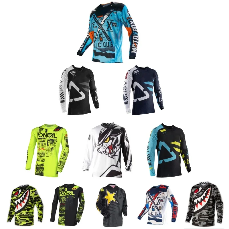 

T-Shirt BMX ATV MTB Enduro T-Shirt For Motocross Top Race Cycling T-shirt Mountain Bike Road Bicycle Motorcycle Unisex