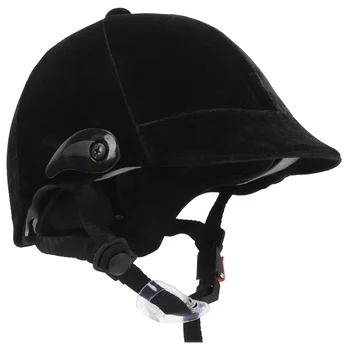 Cappello sportivo di sicurezza equestre per bambini Caschi da equitazione rana Polipropilene nero