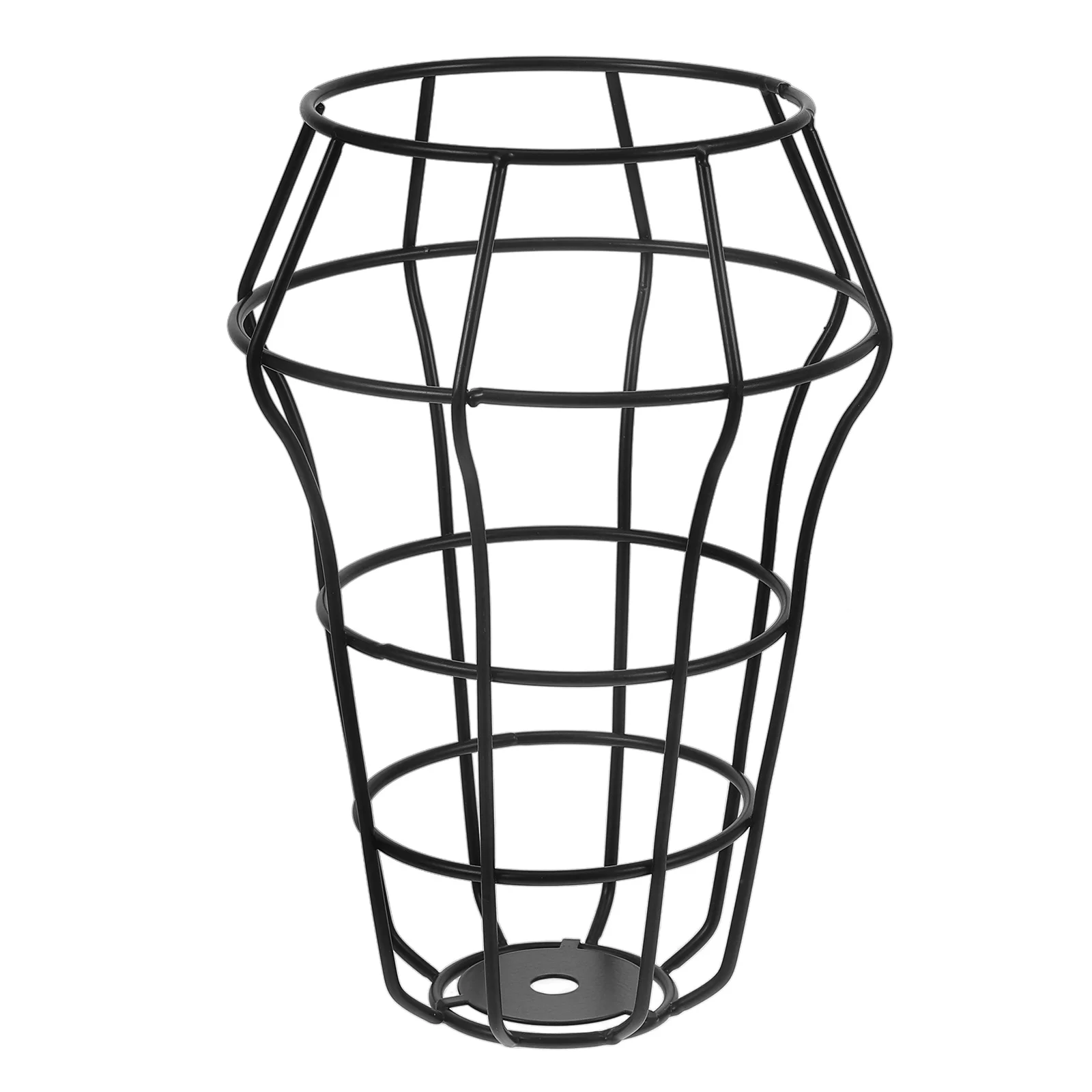 

Iron Lampshade Black Wrought Cover for Pendant Hanging Lamp Restaurant Chandelier Retro Hollow Design