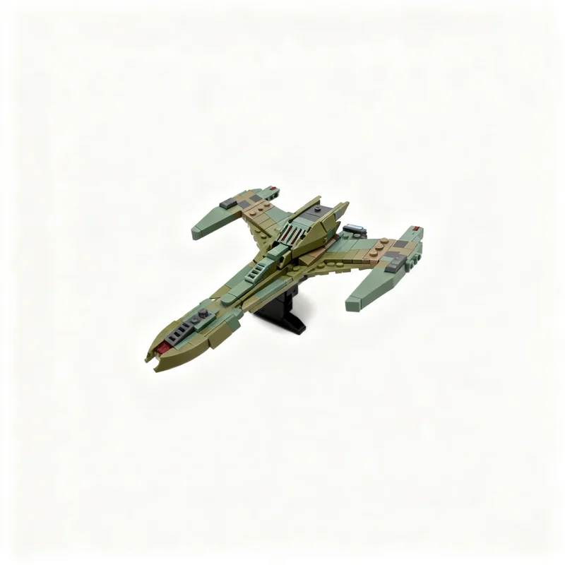 255pcs MOC Space Klingon Raptor Scout Vessel Star Trek Model Toy Building Blocks Construction Christmas Gifts Brick Kids Idea view 2