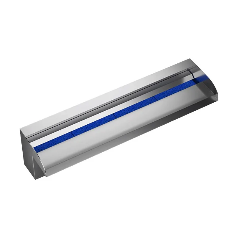 

Add colorful lights, stainless steel waterfall water outlet, courtyard, fish pond, running water wall, water curtain wall