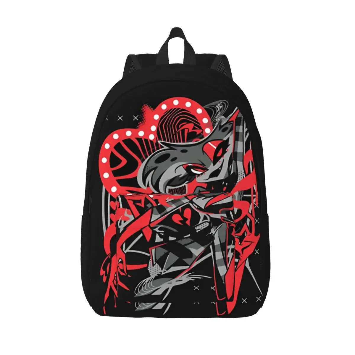 

Multi-Function Y2K Appealing Kindergarten Bag Hiking Large Capacity Hazbin Hotels High School Students Schoolbag Back To School