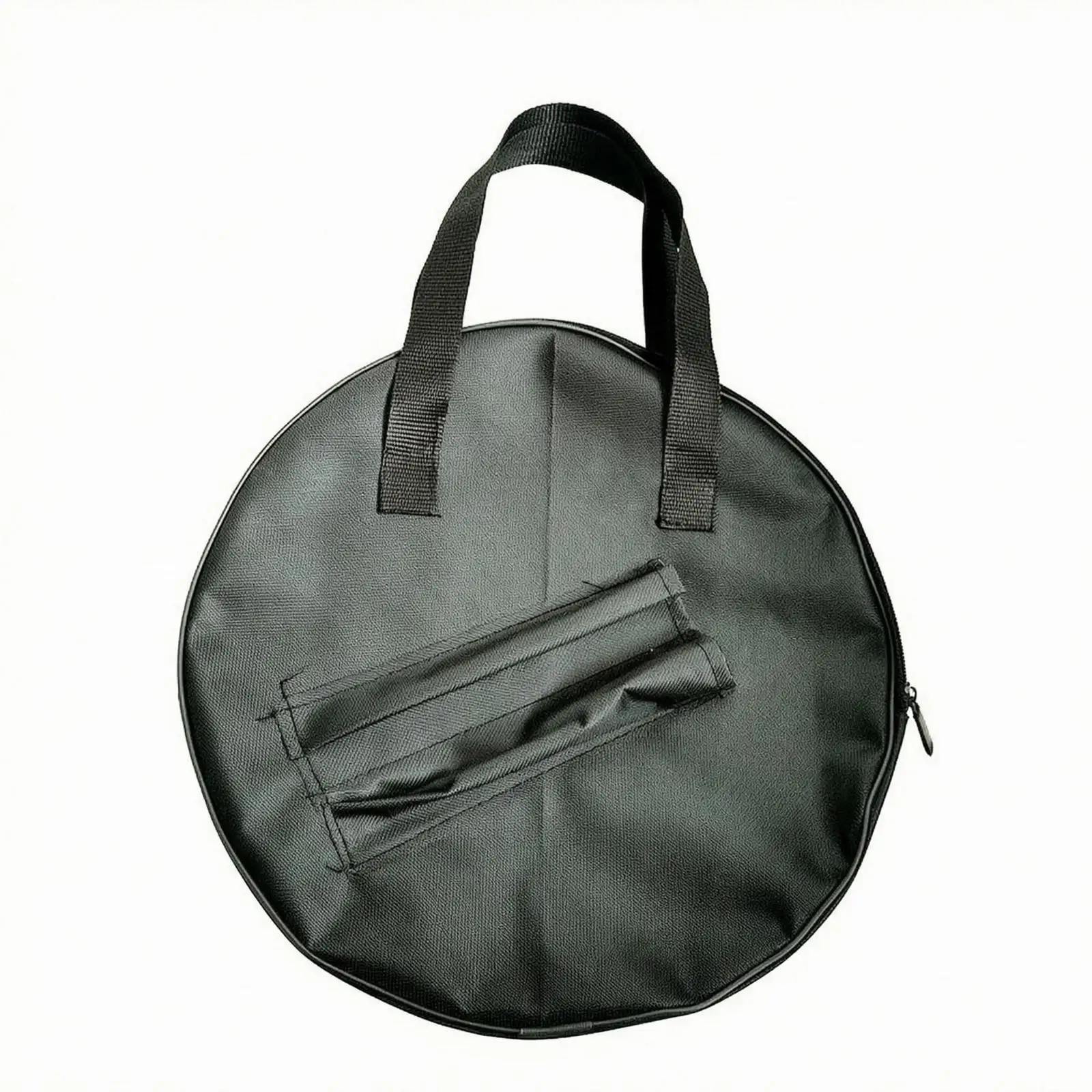 Practice Drum Pad Bag Water-Resistant Drumstick Bag Front Storage Pocket Storage