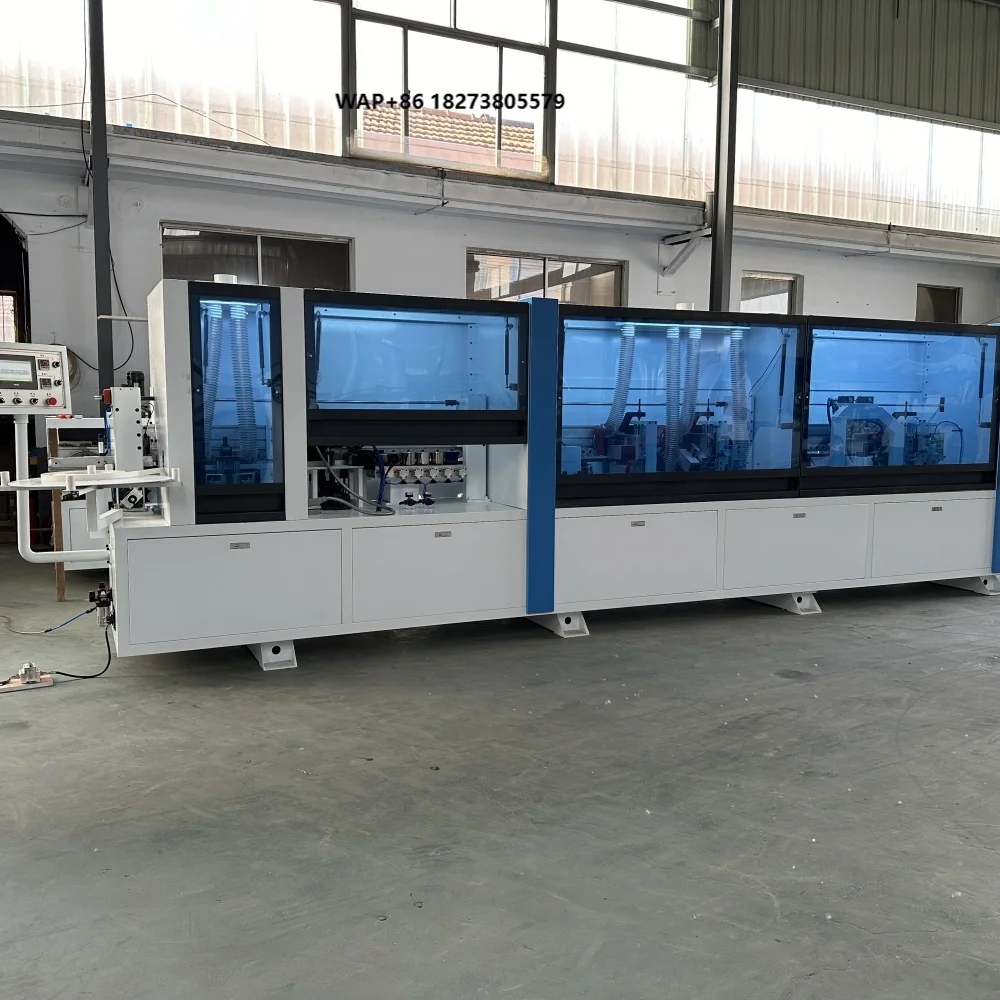 AR368J Automatic Wooden Furniture PVC Edge Bander 8 Functions Premill Conrner Round Edge Banding Machine for Cabinets