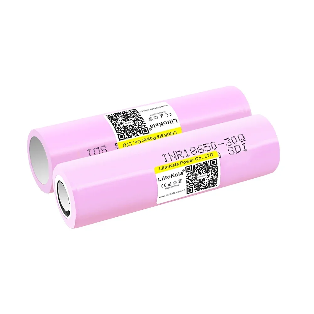 1-40PCS LiitoKala 30Q 3.7V18650 3000mAh Li-Ion แบตเตอรี่ 30A Discharge สําหรับ INR18650 ไฟฉายรถ LED ไฟโคมไฟ