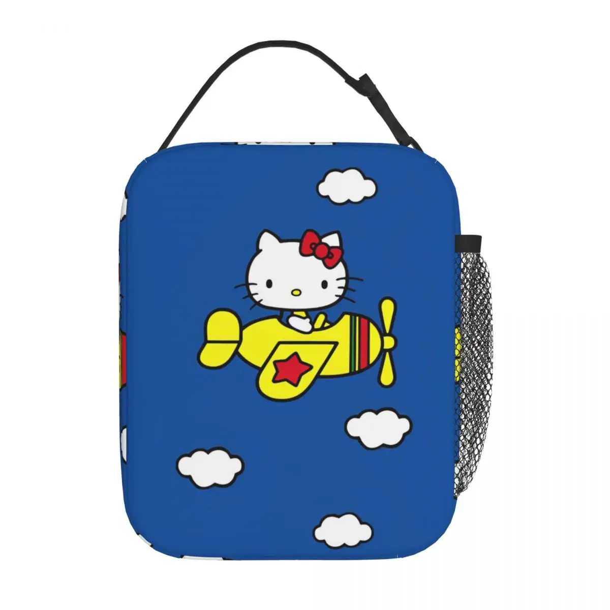 Hello Kitty Flighting Insulated Lunch Bags Leakproof Reusable Thermal Bag Tote Lunch Box Office Travel Food Storage Bags