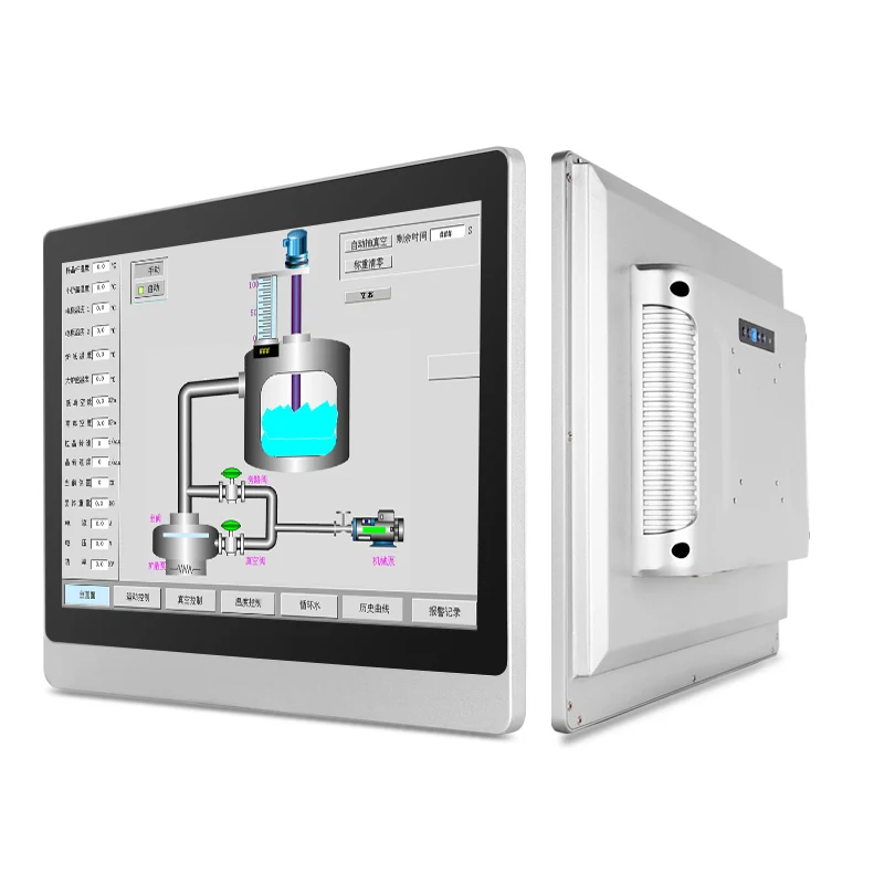 Square Screen Style 10mm Bezel Touch Panel Industrial Monitor