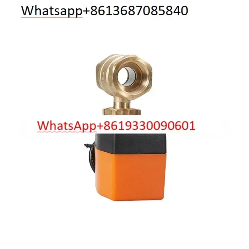 Double active connection air conditioning underfloor heating ball valve DN15 electric two-way three-wire two control actuator