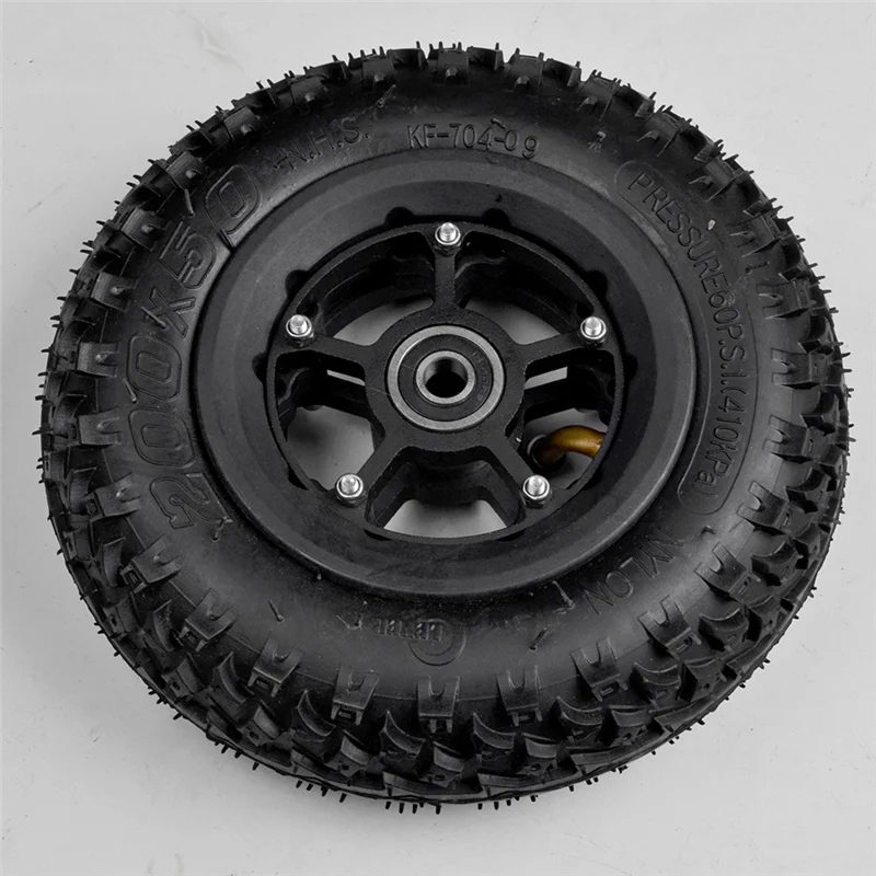 A11F-Front Wheel 8 Inch 200X50 Pneumatic Tires For Electric Skateboard Damping Cross Country Skateboard Tubeless Tyre Parts