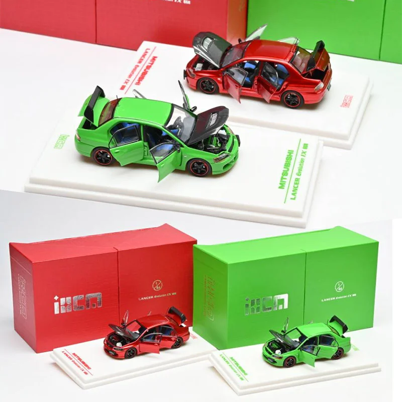 1:64 Ihcm Mitsubishi Evo 9th Generation ماليزيا محدودة كاملة الحجم محاكاة سبيكة مصغرة يموت الصب نموذج سيارة لعبة مخصصة هدية #6