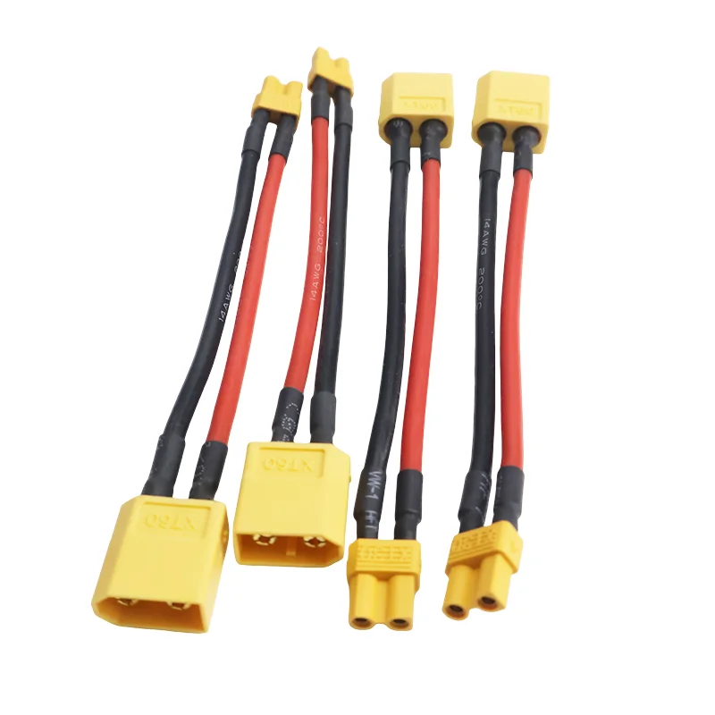 1Pcs XT60 Männlich Weiblich Zu Deans T XT30 XT90 EC3 EC5 Männlich Weiblich Stecker Adapter mit Draht für RC batterie DIY