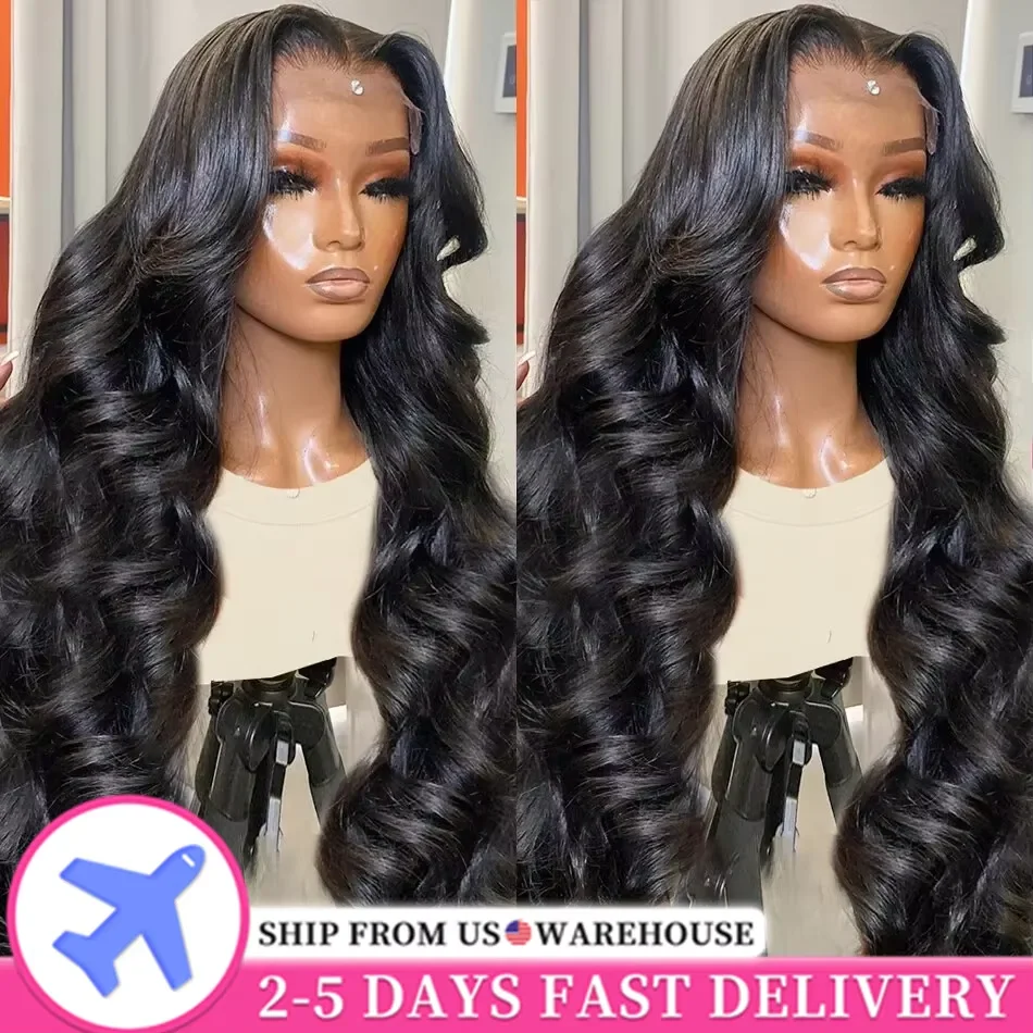 الجسم موجة غلويليس شعر مستعار شعر الإنسان جاهز للارتداء قبل قطعها قبل قطع 4x4 5x5 Hd الدانتيل إغلاق شعر مستعار 30 بوصة الجسم موجة خصلات الشعر المستعار الإنسان #1