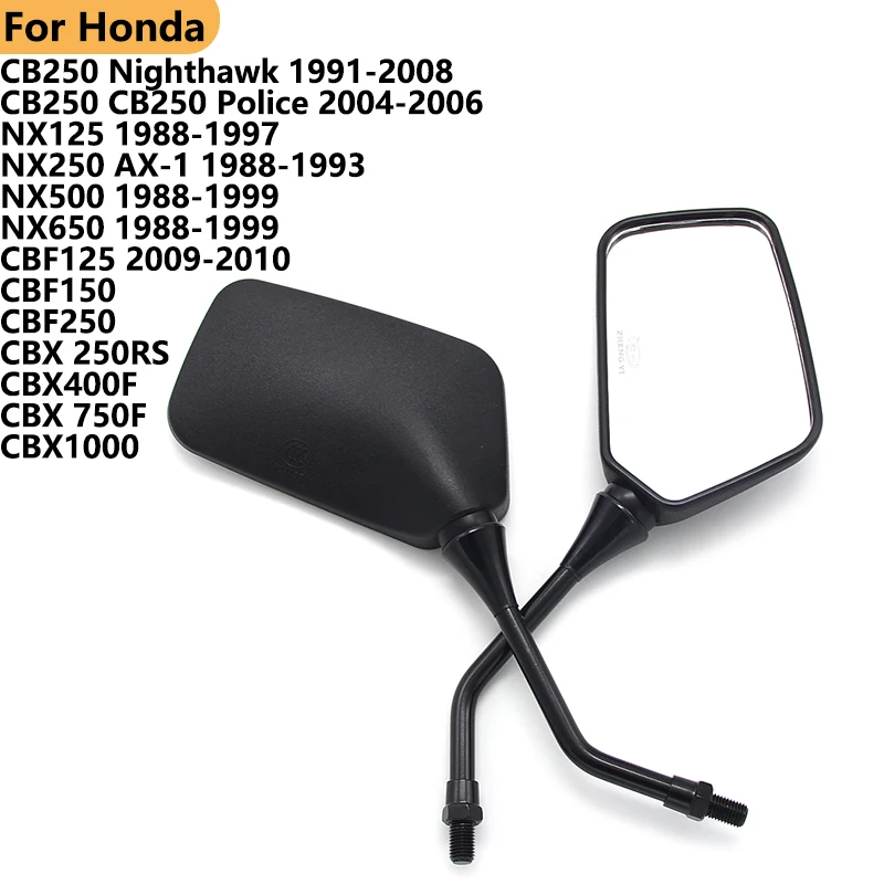 

2 шт. 10 мм зеркало заднего вида для мотоцикла, боковое зеркало для Honda CBF125 CBF150 CBF250 CBX 250RS CBX400F CBX 750F CBX1000