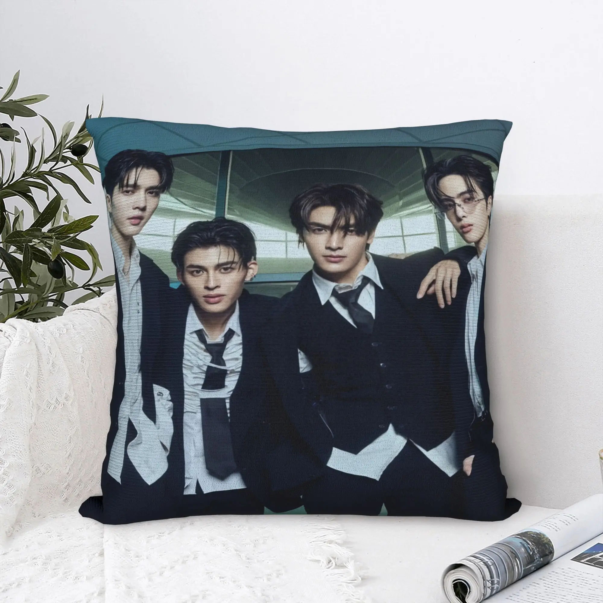 JASP.ER Group Pillow Case  Comfy Pillow Cover For Sofa Home Decor Fashion Cushion Cover