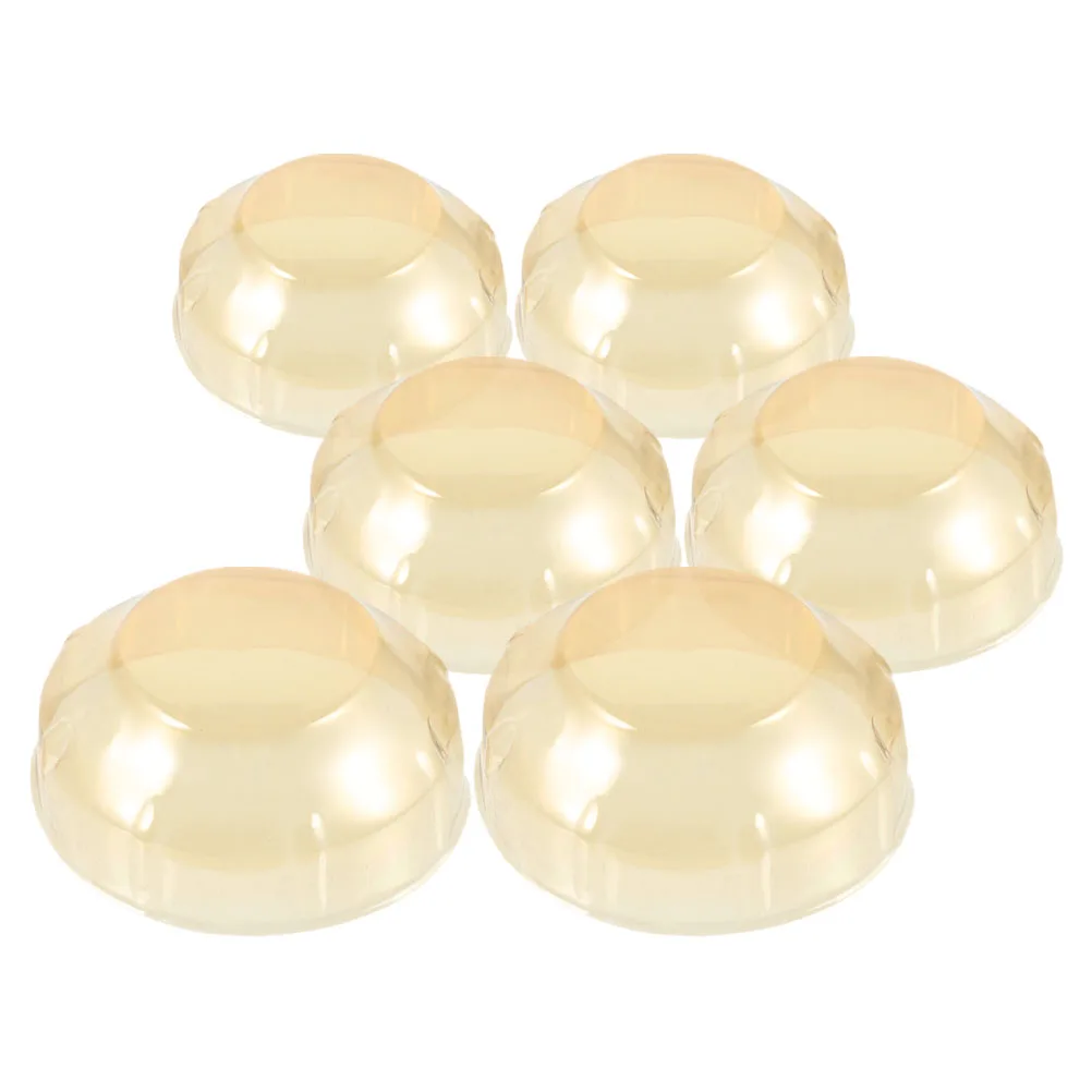 

6pcs Protective Cover Prevention Dust Alarm Decor Cap Mistake Prevention Smoke Cover Proof Home Safety
