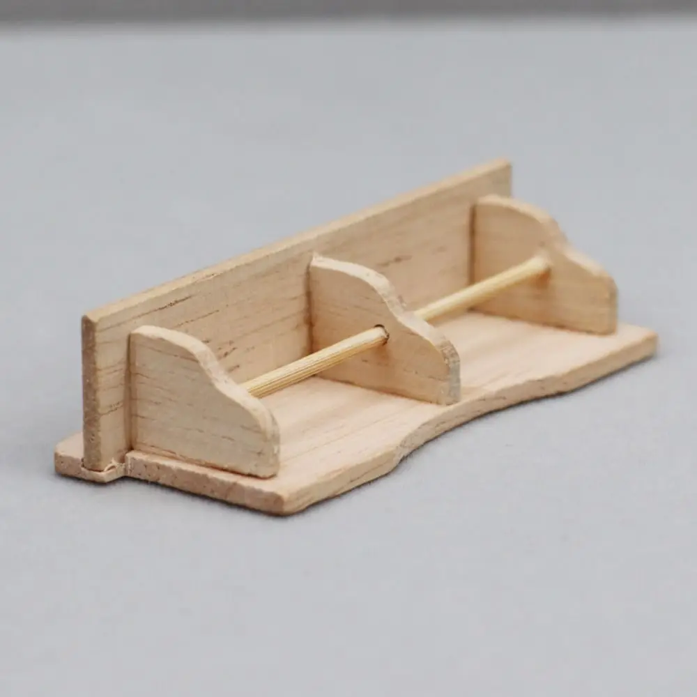 Estante de almacenamiento de madera para casa de muñecas, muebles para muñecas en miniatura 1:12, armario de pared de madera en miniatura, decoración para casa de muñecas, estante colgante