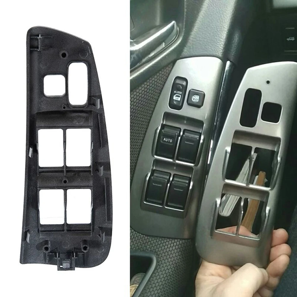 L Front Door Panel Windo Switch Bezel Fit For Toyota Pon-tiac Vi-be 03-08 Anti-wearing Anti-corro-sion Anti-deform Replacement