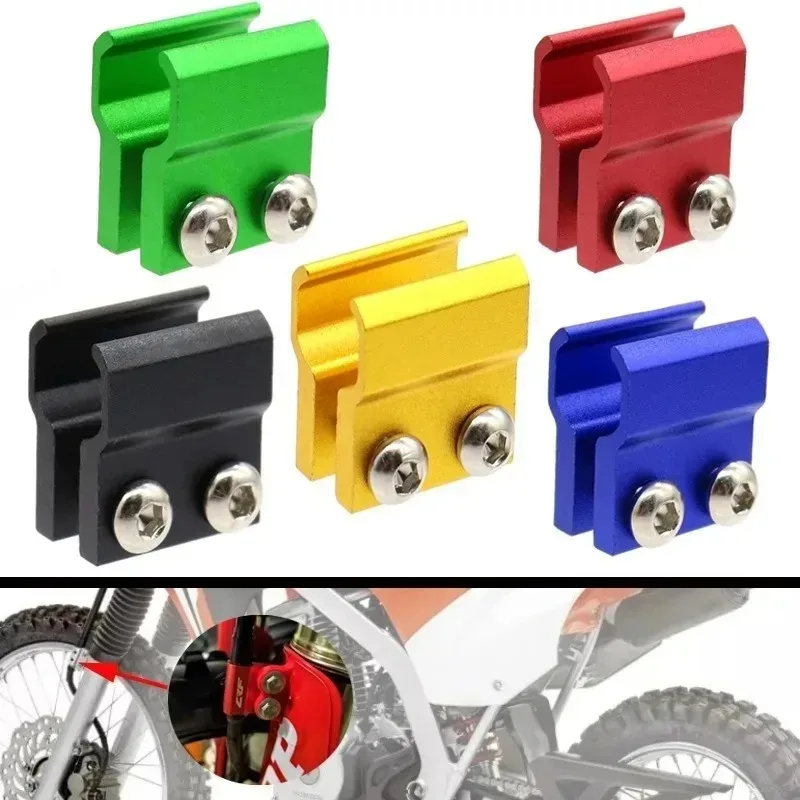 

Для RM 85 125 250 RMZ250 RMZ450 65-450 250F 450F KLX125 KLX450 алюминиевый держатель хомутов тормозной магистрали с ЧПУ