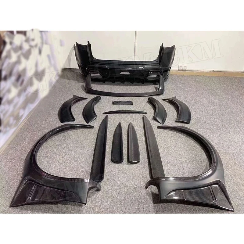 Hot Selling Wide Body Kit With Rear Diffuser Front Bumper Grille Mesh Wheel Eyebrows For 2014-2017
