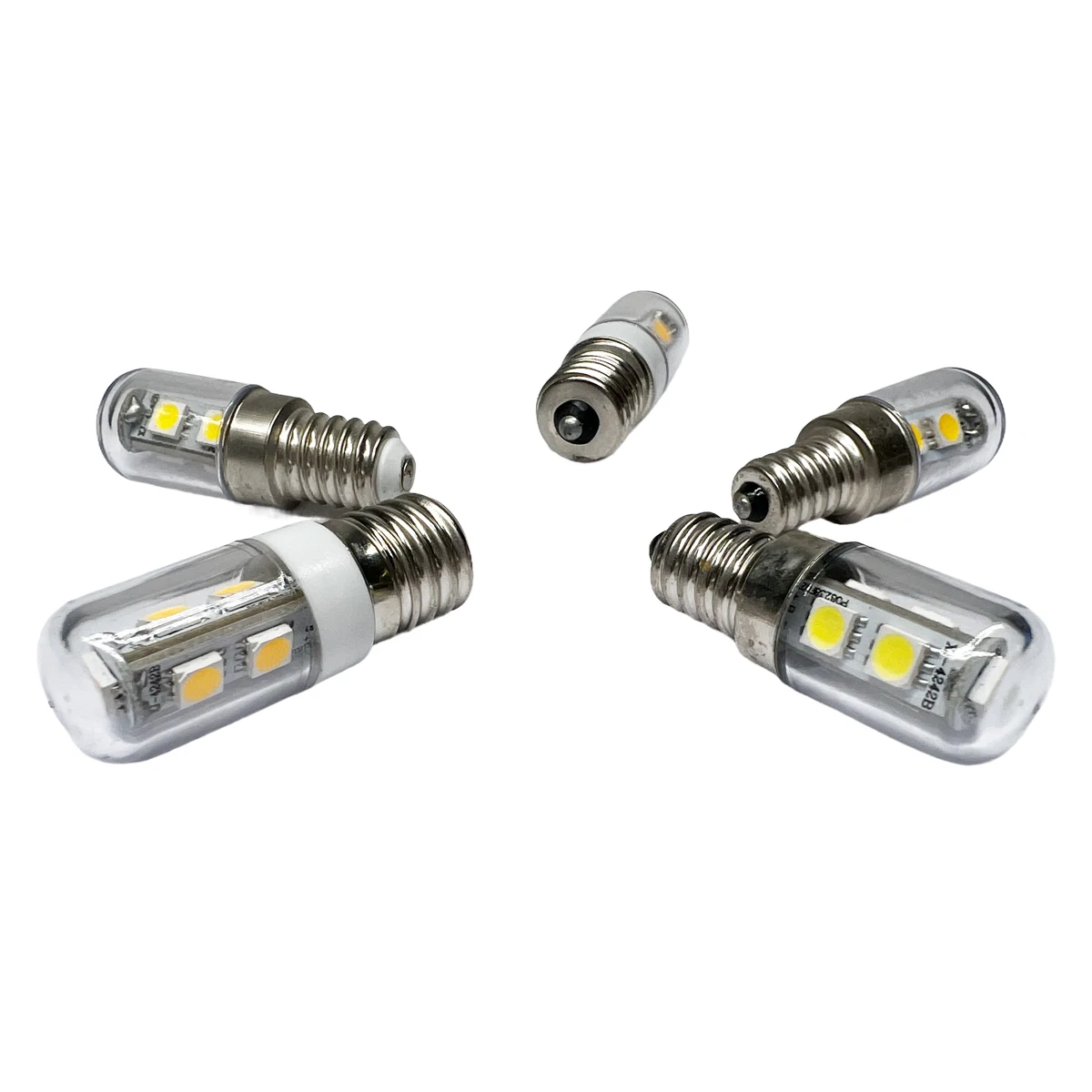 Mini t18s lampe e12 e14 e17 kleine schraube ac 110v 220v weißes licht warmes licht kühlschrank licht nähmaschine led licht