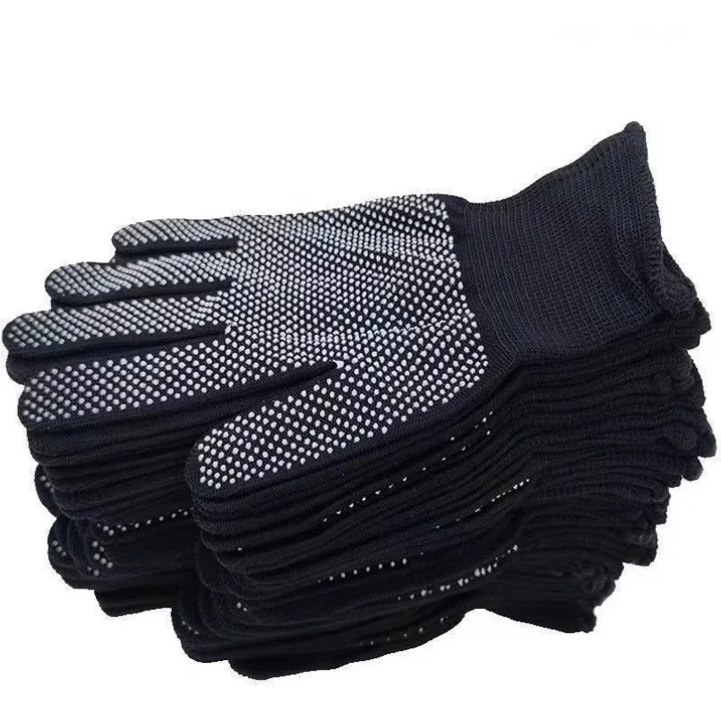 

24pcNon-slip Screen Nylon Gloves for Men Women in Summer Outdoor Cycling Work Fitness Breathable Non-slip Dispensing Gloves