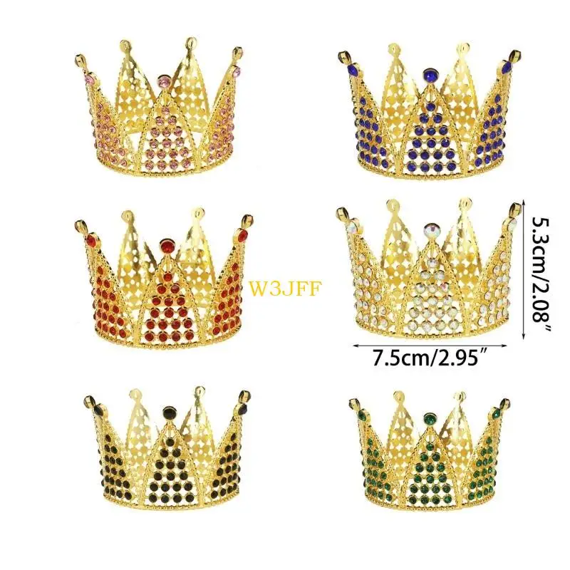 W3JF تاج الطفل الساحر لعيد الميلاد المزخرف للتصوير الفوتوغرافي وحفلات أعياد الميلاد يخلق ذكريات لا تنسى #6