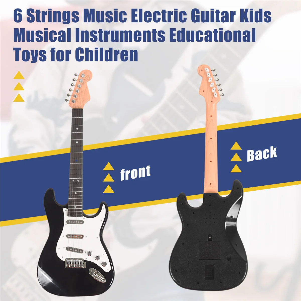 6 cordas música guitarra elétrica crianças instrumentos musicais brinquedos educativos para crianças