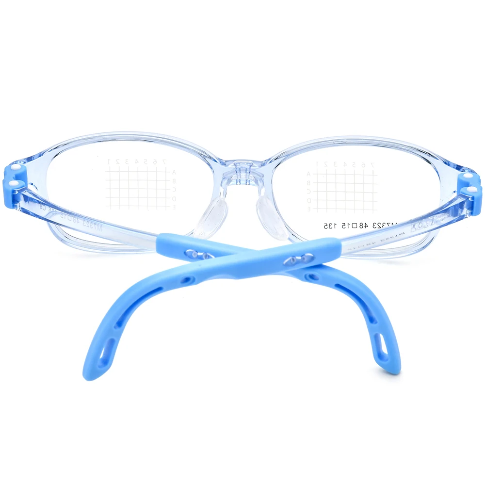 NIANZHEN Ultralight TR90 Child Eyeglasses Brand Design Square Glass Frames Memory Hinge Adjustable Kids Eyewear Spectacles 7323
