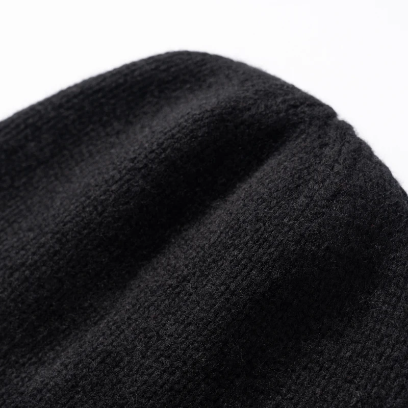 MERRILAMB Hohe Qualität Reinem Kaschmir frauen Winter Dicke Gestrickte Hut Im Freien Weiche Warme Ohrenschützer Aviator Caps Weibliche Bomber Hüte – Detail 31