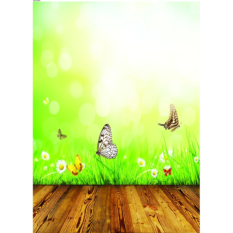 Mùa Xuân Rừng Sàn Gỗ Chụp Ảnh Nền Trời Biển Cảnh Bé Chân Dung Ảnh Phông Nền Studio 21415 FGM-03