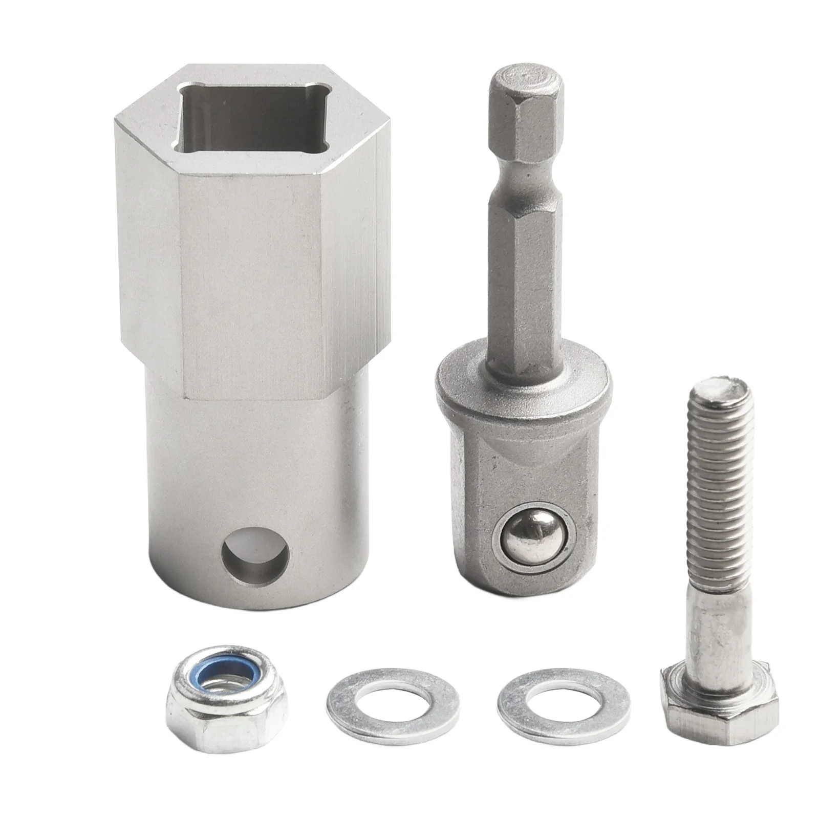 Fit, Form And Function Stainless Steel Drill Adapter Cordless Drill Adapter Kit Abrasion Resistance Decay Resistance