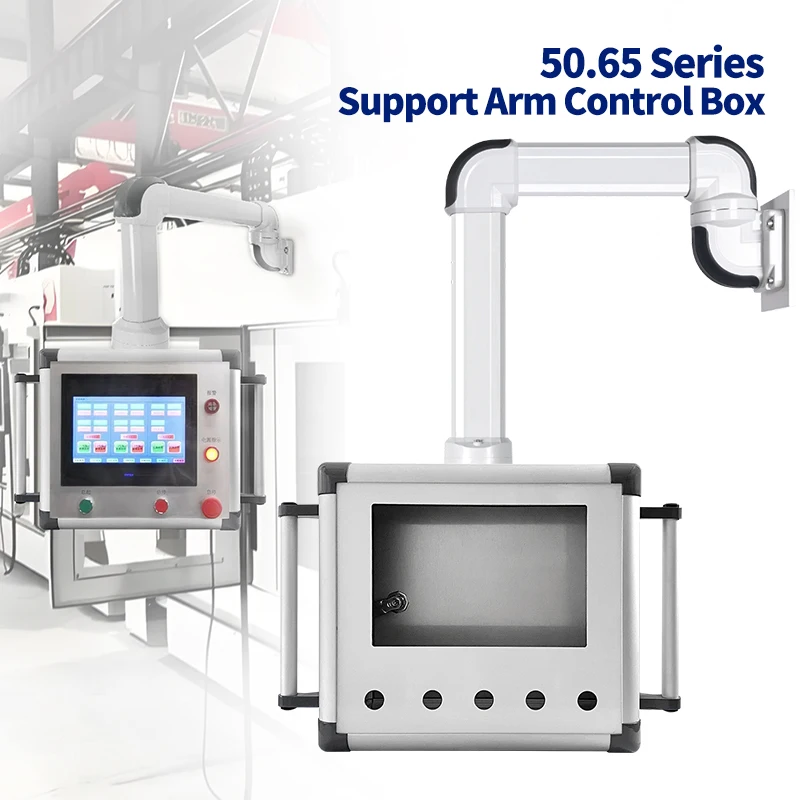Sistema di braccio di sospensione dell'interfaccia uomo-macchina per il comandamento Meccanismo del braccio di supporto completo scatola del braccio di supporto Kit di integrazione hmi105