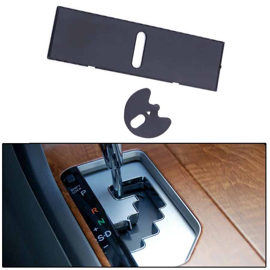 Wooeight 1Pc Gear Shift Lever Dust Cover Slide Trim Dustproof Strip Fit For Toyota Camry 6th 2006-2011 2012-2017 35976-06080