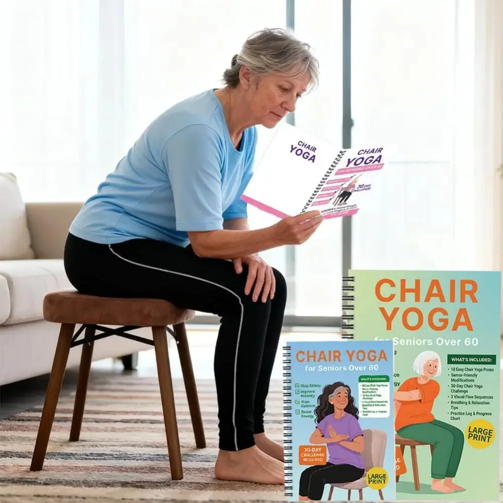 New products elderly chair weight loss yoga books A variety of general sports books elderly sports yoga books