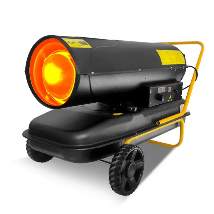 Equipos de precio barato para granjas de aves de corral, soplador de aire de calefacción, calentador de combustible para gallinero