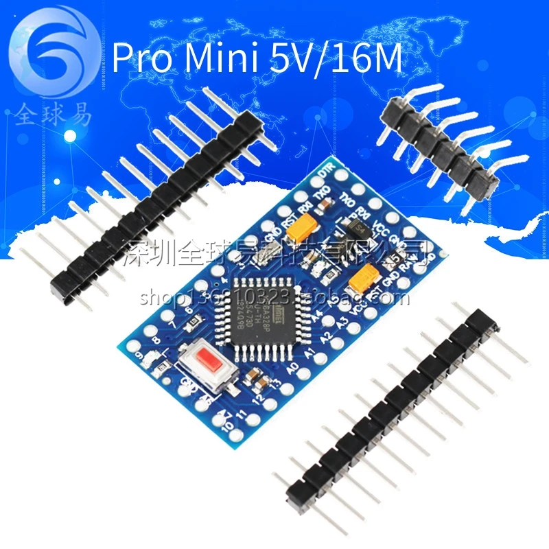 Pro Mini Improved version Atmega328p 3.3v/8m 5v/16m Electronic bricks