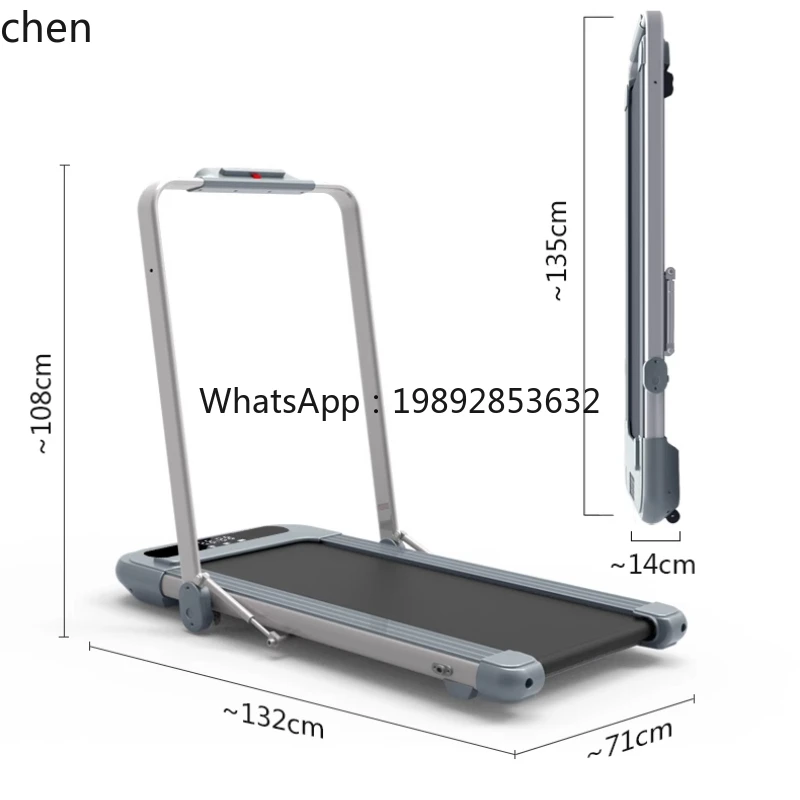 ABB  treadmill household small foldable multi-functional silent indoor gym special walking machine