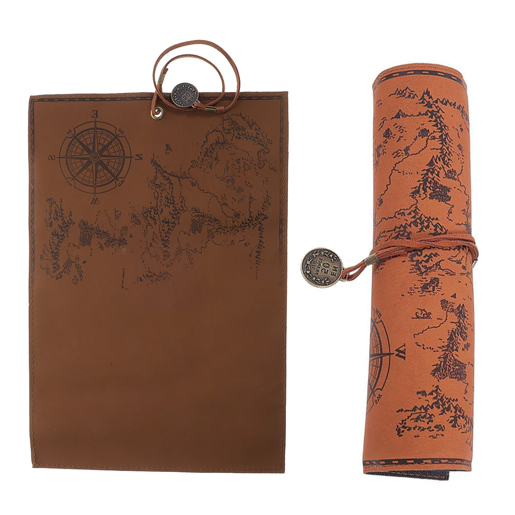 

2 Pcs Canvas Pen Bag Large Capacity Roll Up Pencil Case Vintage Style Students Pouch For Large Pencil Case Art Supplies