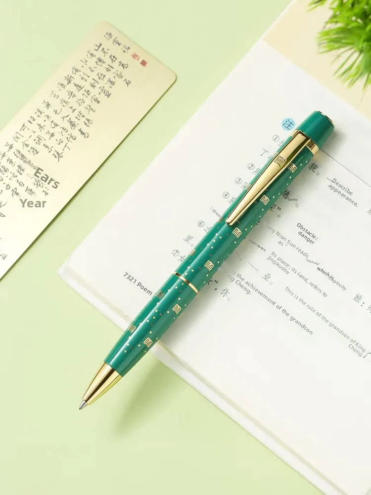 New Black Metal Signature Pen Neutral Pen Cultural Creative Gift for Classmates Friends Business Birthday Present