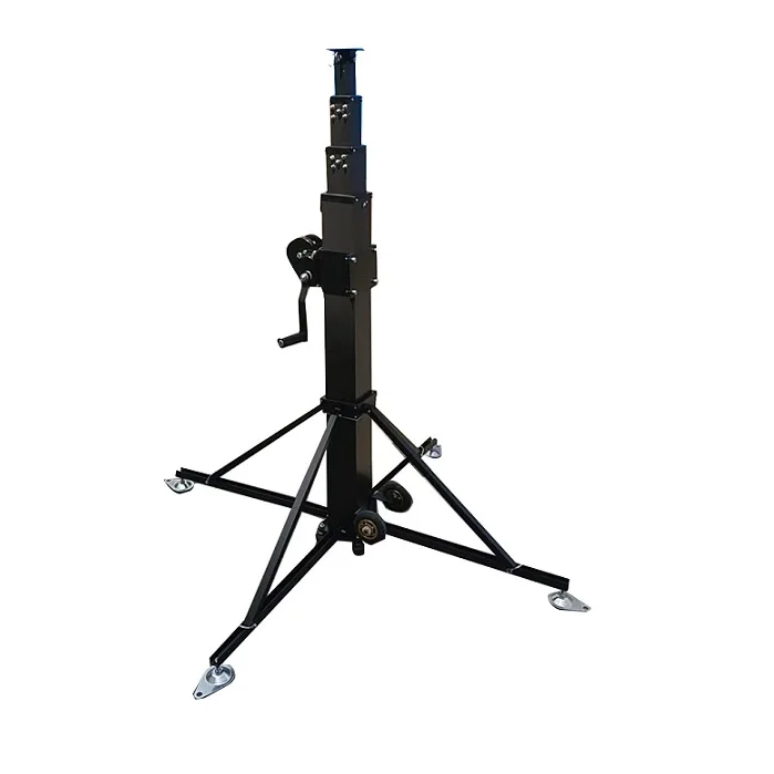 3 to 15 meters fast and safe manual lift lightweight telescopic mast