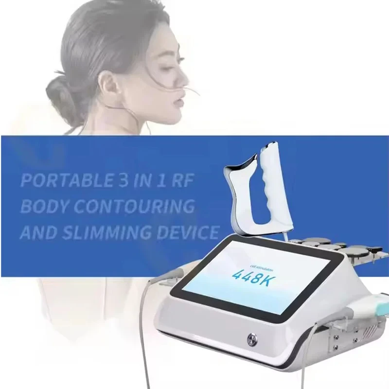 

CET RET RF Face Slimming Machine 448K 80K High Power Radio Frequency Beauty Equipment Facial Lifting And Body Shaping