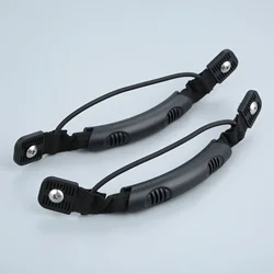 2 Pcs Boat Side Mount Nylon Carry Handles with Paddle Bungee Hardware and 4 Stainless Steel Screws for Rowing Boats Kayak Canoes