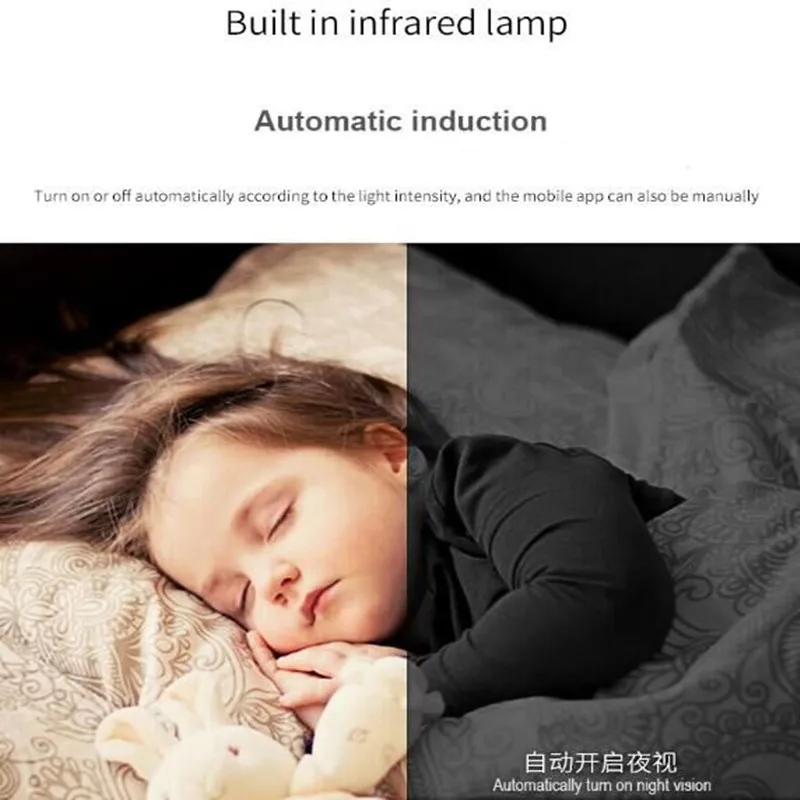 A11 Mini WiFi telecamera di monitoraggio Wireless 1080p HD monitoraggio remoto della rete telecamera IP per visione notturna domestica IPC1 2 milioni di pixel