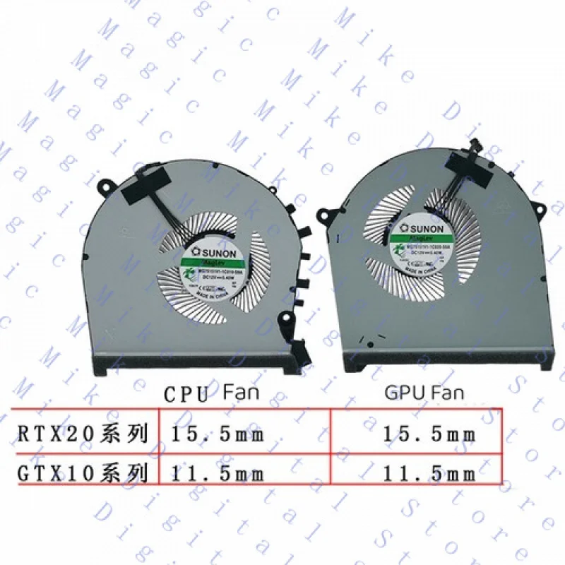 UU  For HP OMEN Shadow Genie 5/6plus TPN-C144 17-CB CB0063TX Computer fan