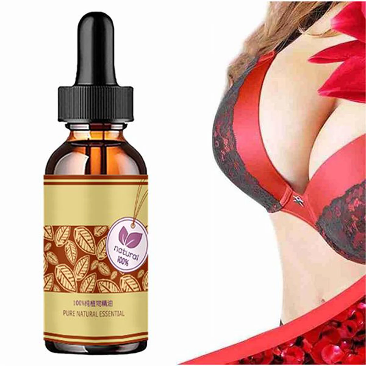 

100% Natural Breast Plump Essential Oil Grow Up Busty Breast Enlargement Breast Enlargement Massage Oil