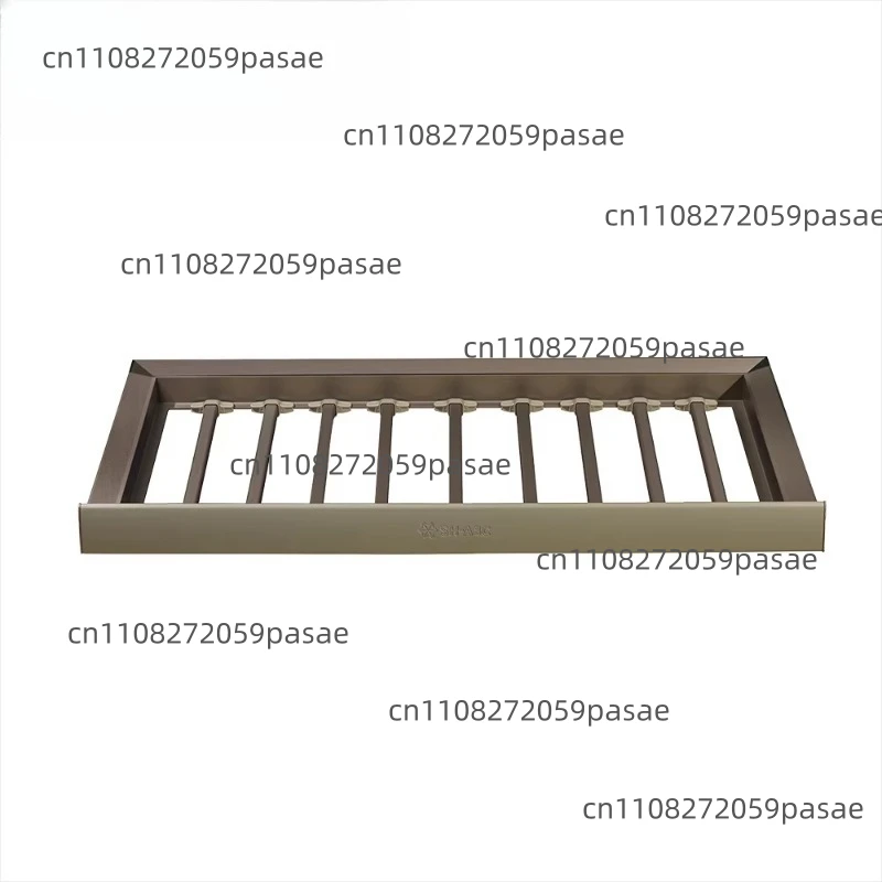Home Furniture Hardware Accessories Wardrobe Sliding Pull Out Double Damper Track Detachable Trousers Rack with Door Mount